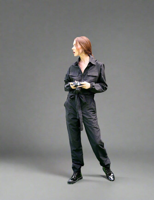 Women's Clothing Amelia Jumpsuit - Style, Inspired by a Pioneer eco friendly - sustainable products bougie green