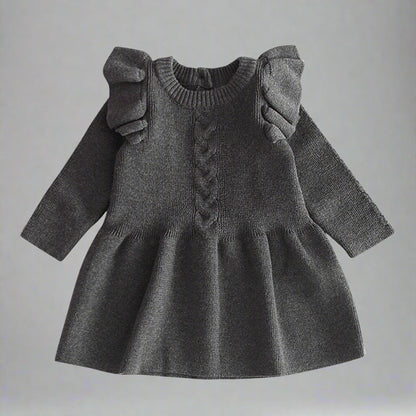 Kids & Babies Cotton Sweater Dress eco friendly - sustainable products bougie green