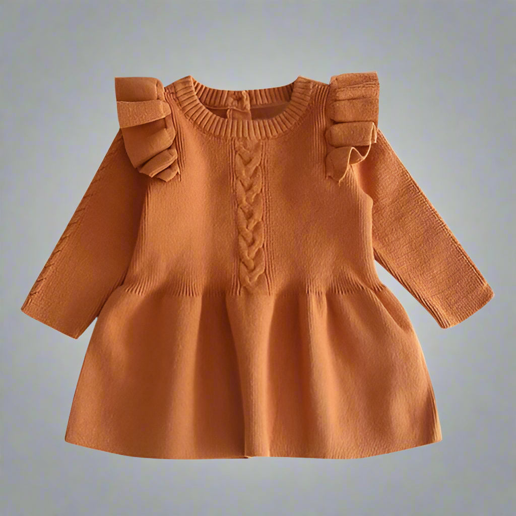 Kids & Babies Cotton Sweater Dress eco friendly - sustainable products bougie green