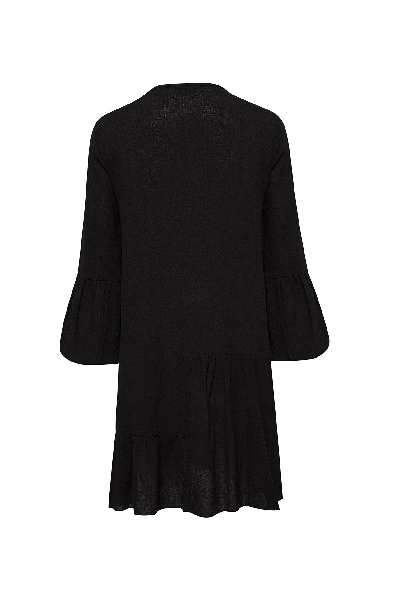 Dresses GAIA MINI DRESS - BLACK eco friendly - sustainable products bougie green