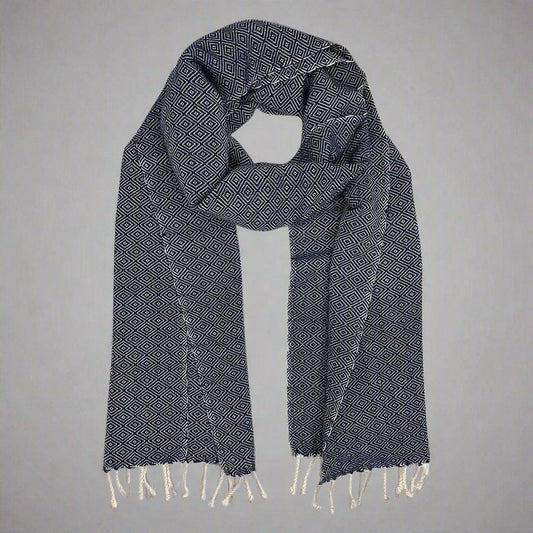 Scarves & Bandanas Handwoven 100% Organic Cotton Diamond Scarf eco friendly - sustainable products bougie green