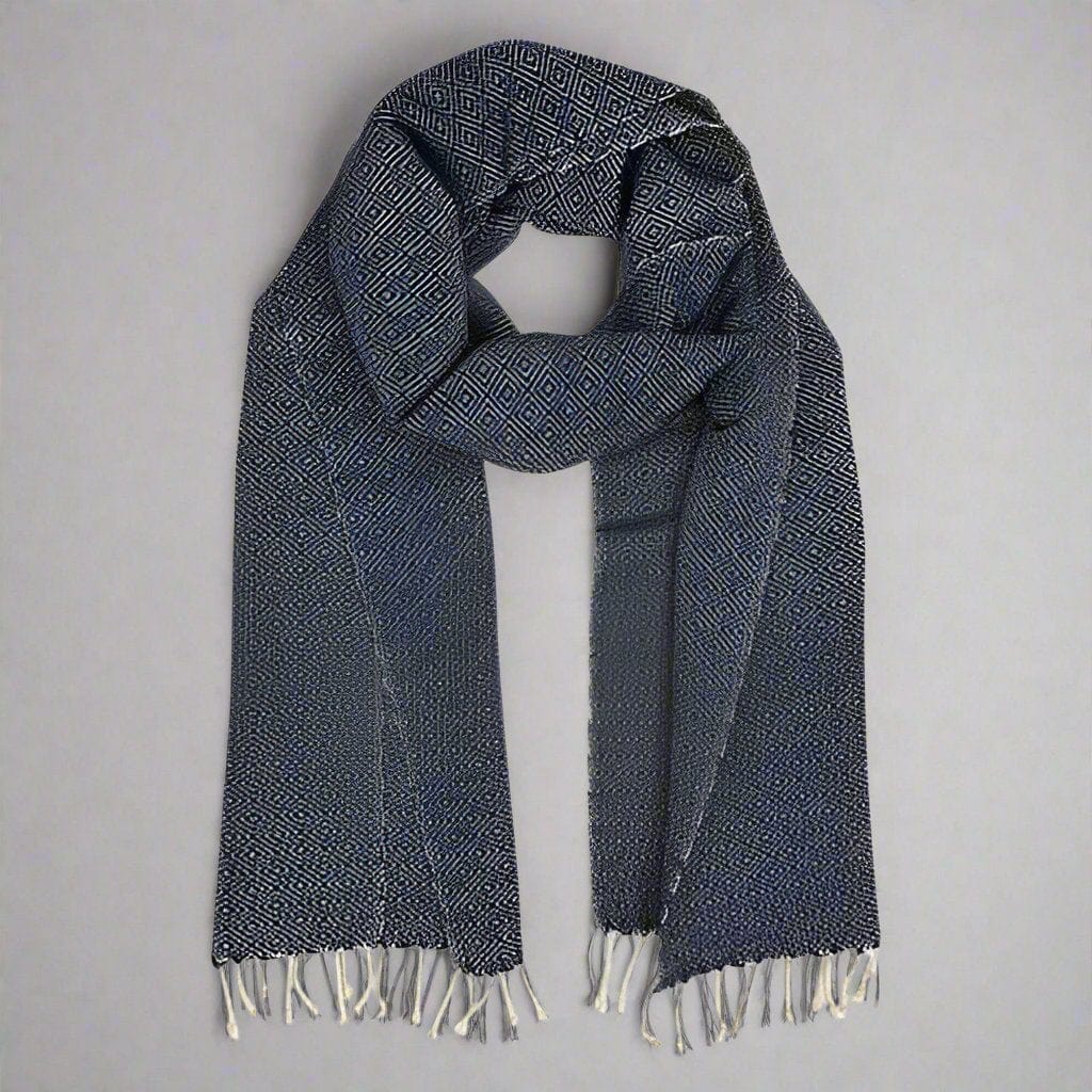 Scarves & Bandanas Handwoven 100% Organic Cotton Diamond Scarf eco friendly - sustainable products bougie green