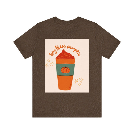 T-Shirt Hey Pumpkin Short Sleeve Tee eco friendly - sustainable products bougie green