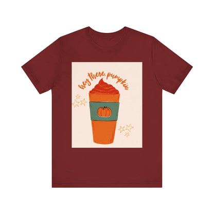 T-Shirt Hey Pumpkin Short Sleeve Tee eco friendly - sustainable products bougie green