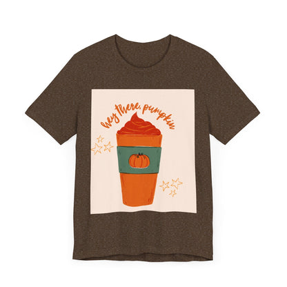 T-Shirt Hey Pumpkin Short Sleeve Tee eco friendly - sustainable products bougie green