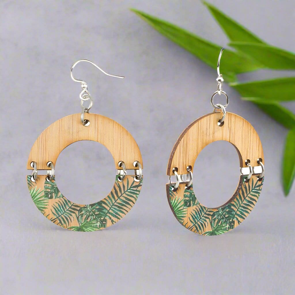 Jewelry Jungle Bamboo Earrings eco friendly - sustainable products bougie green