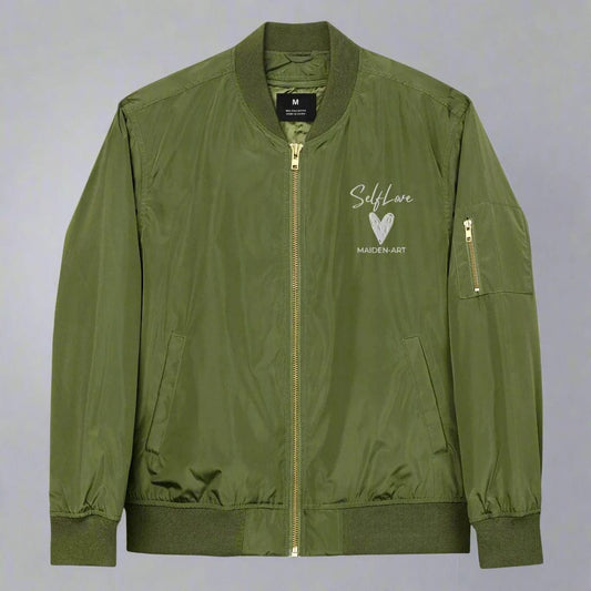 Jackets & Coats Made On Demand -Premium Recycled Bomber Jacket eco friendly - sustainable products bougie green