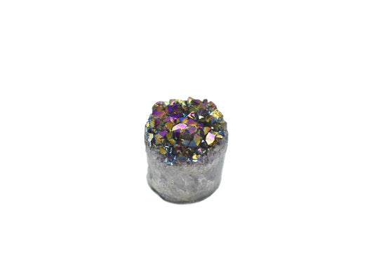 Home Metalized Amethyst Cylinder eco friendly - sustainable products bougie green