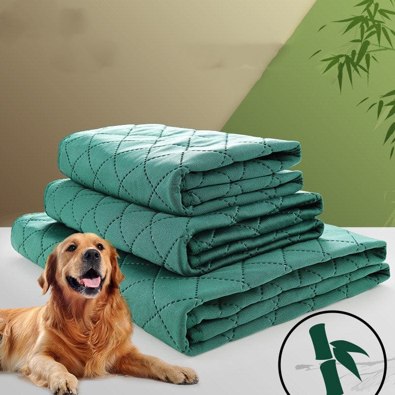 Pets Natural Bamboo Fiber Pet Fixed-point Training Dog Pad eco friendly - sustainable products bougie green