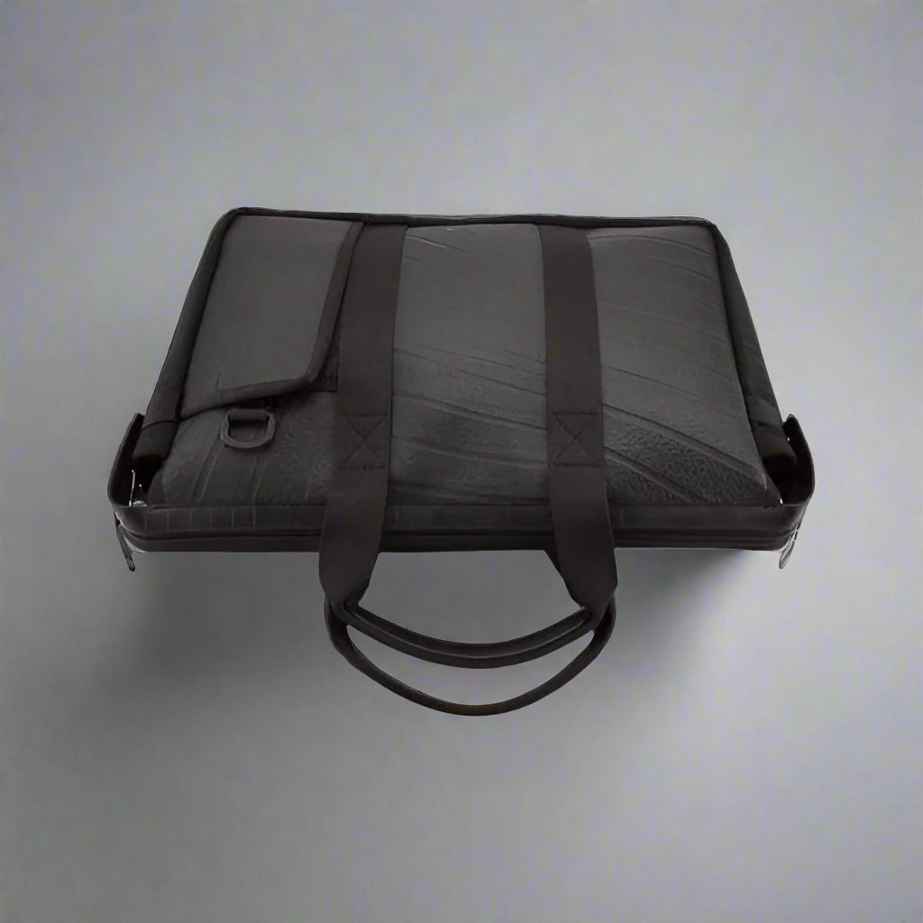 Accessories Nebula Recycled Inner Tube Padded Vegan Laptop Bag eco friendly - sustainable products bougie green