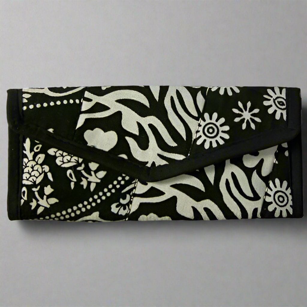 Accessories Recycled Patchwork Women's Clutch eco friendly - sustainable products bougie green