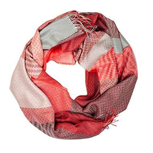 Women Red checkered alpaca wool and silk shawl eco friendly - sustainable products bougie green