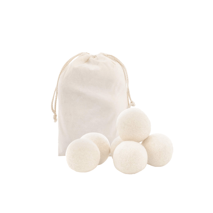 Home Reusable Wool Dryer Balls - Natural Fabric Softener eco friendly - sustainable products bougie green