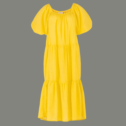 Women's Clothing Cotton Dress, in Sunflower Yellow eco friendly - sustainable products bougie green