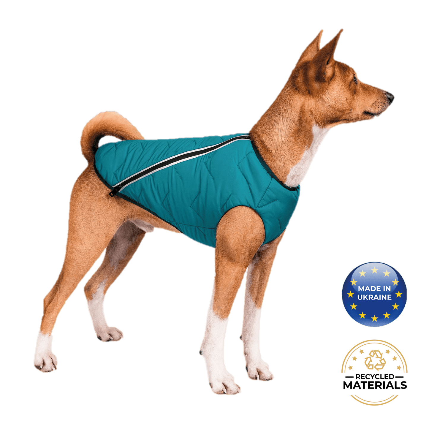 Pets Sustainable Eco-Friendly Dog Jacket / Vest - Made in Ukraine eco friendly - sustainable products bougie green