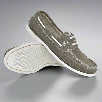 Mens Sustainable Men Vegan Hemp and Cotton Boat Shoes eco friendly - sustainable products bougie green